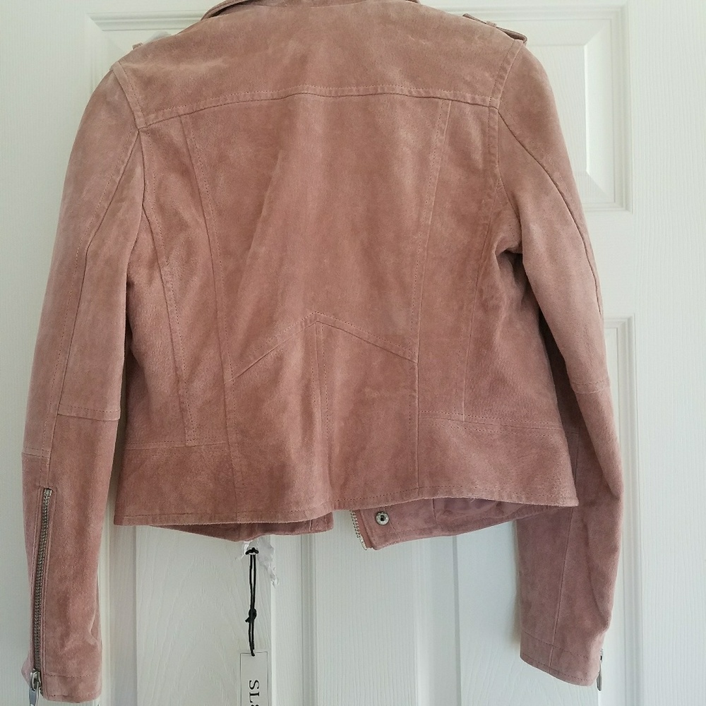 Leather Pink Jacket - Picture 3 of 4